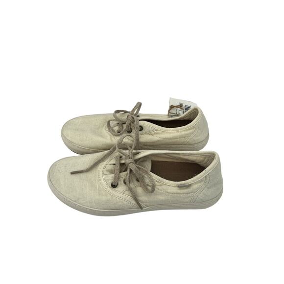 SANUK Women’s Avery Lace Hemp in Washed White, Women's Casual Shoes Size 10 - Picture 3 of 8